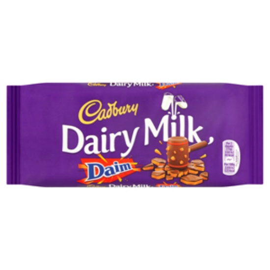 Picture of Lge Dairy Milk With Daim 120g x18